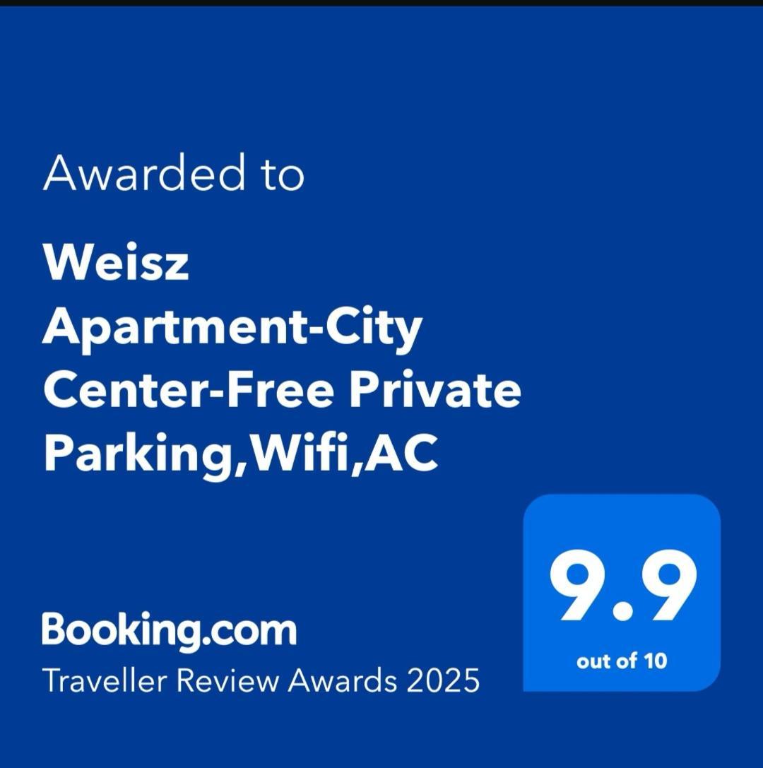 Weisz Apartment-City Center-Free Private Parking,Wifi,Ac Nagykároly Kültér fotó